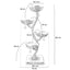 MICHU Ivy Cat Tower Deluxe 4-Tier Designer Tall Cat Tree