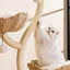 MICHU Ivy Cat Tower Deluxe 4-Tier Designer Tall Cat Tree