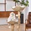 Michu Premium Large Real Wood Cat Tree Spacious Scandinavian Design