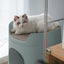 Michu XL Castle Semi-Closed Cat Litter Box with Scratch Pad