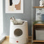 Michu XL Castle Semi-Closed Cat Litter Box with Scratch Pad