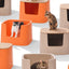 Michu XXL Coral Deluxe Cat Litter Box – Spacious, Stylish & Odour‑Control