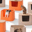 Michu XXL Deluxe Bamboo Cat Litter Box Lid with Storage