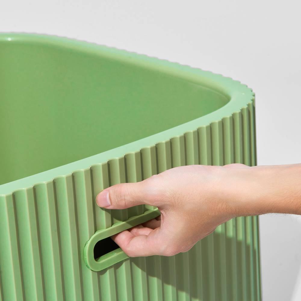 Michu XXL Sage Deluxe Spacious Cat Litter Box
