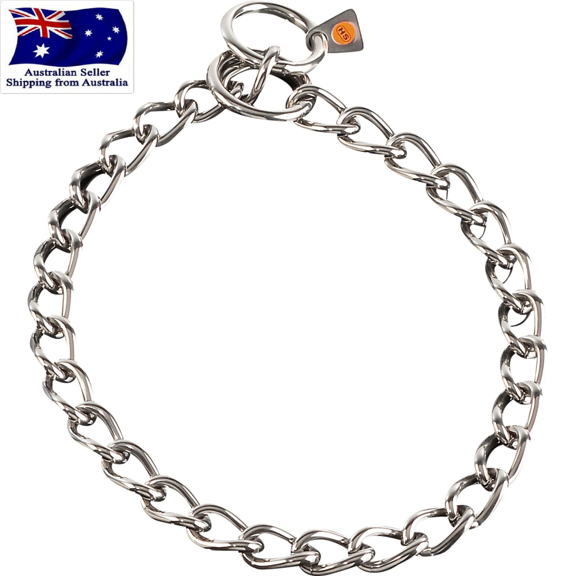Herm Sprenger Stainless Steel Dog Chain Collar - Durable, Rustproof, Pet Training