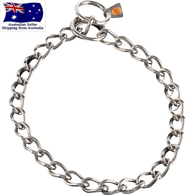 Herm Sprenger Stainless Steel Training Chain Collar 4mm for Dogs