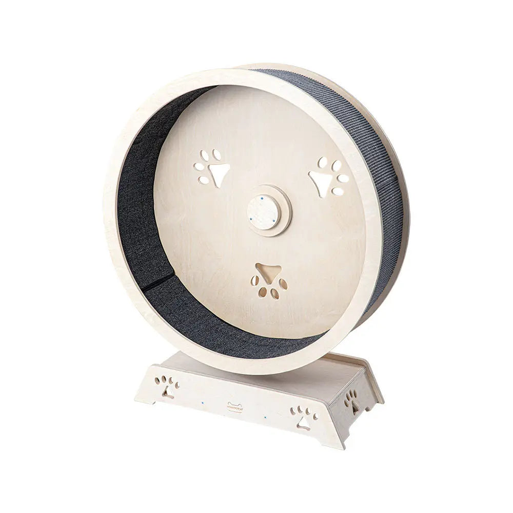 HoneypotCat Fit & Fun Active Runner Wood Cat Wheel - Ultimate Exercise