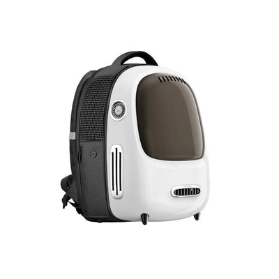 PETKIT EverTravel Cat Backpack White: Breathable, Secure, Stylish Pet Carrier