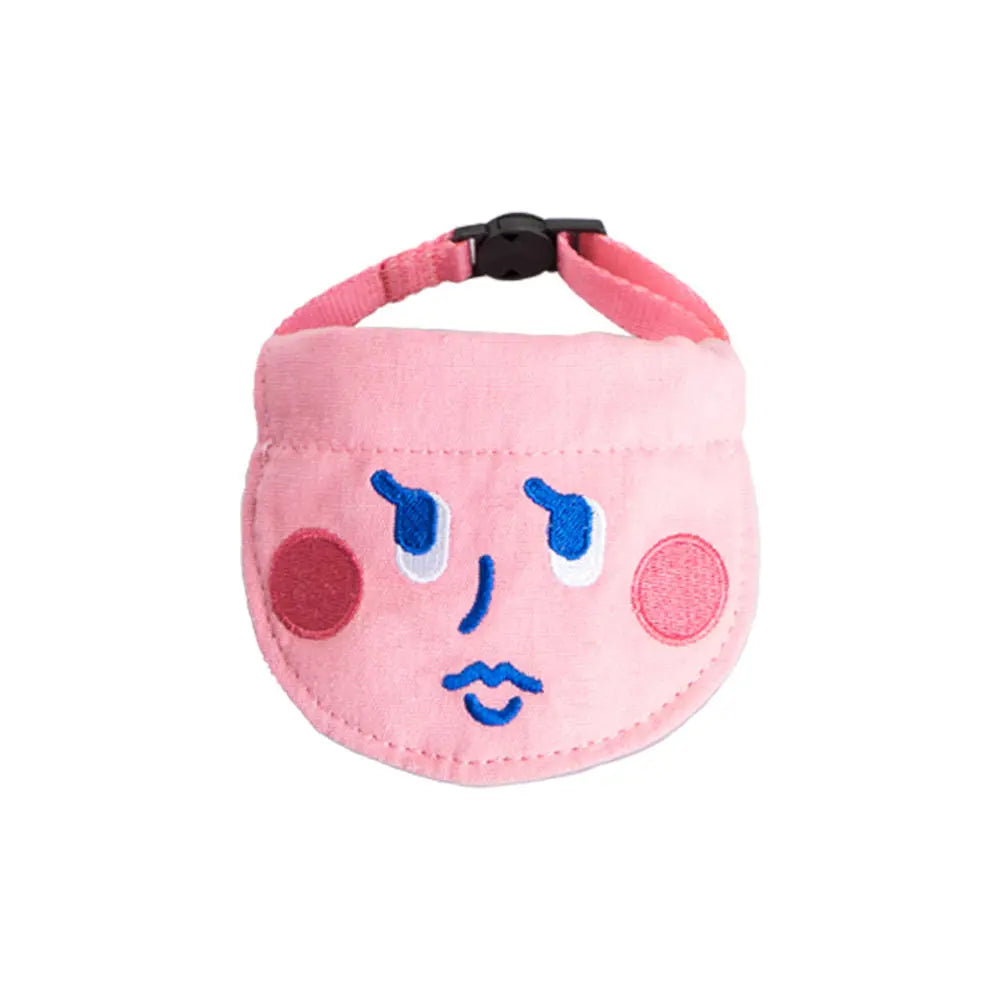 Pidan Pet Bib Pink: Stylish, Adjustable, Comfortable, Easy-Clean Accessory for Dogs & Cats