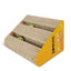 Zodiac Triangle Cat Ball Scratcher: Banana Delight, Durable Corrugated Cardboard, Eco-Friendly
