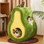 CMisstree Avocado Multi-functional Cat Scratching Post and Bed Cozy Fun