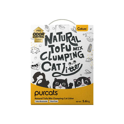 Cature Tofu Clumping Cat Litter Pellets with Bentonite 14L/5.6kg
