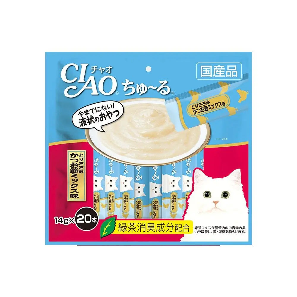Ciao Churu Puree Cat Wet Treat Chicken Fillet Variety 14g x 20 (SC-193)