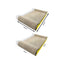 Zodiac Yellow Cat Scratcher: Durable Cardboard Vertical Post with Play Ball