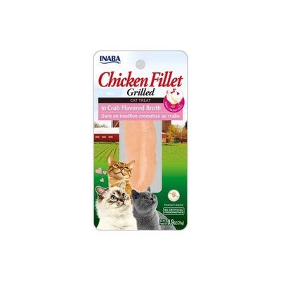 Inaba Grilled Chicken Fillet in Crab Flavoured Broth 25g Cat Treat