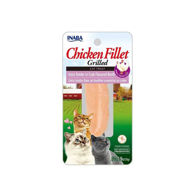 Inaba Grilled Chicken Fillet Extra Tender in Crab Flavoured Broth 25g