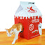 Zodiac Cat Scratcher Milk Box: Pink, Durable, Fun, Cozy Hideaway for Playful Felines
