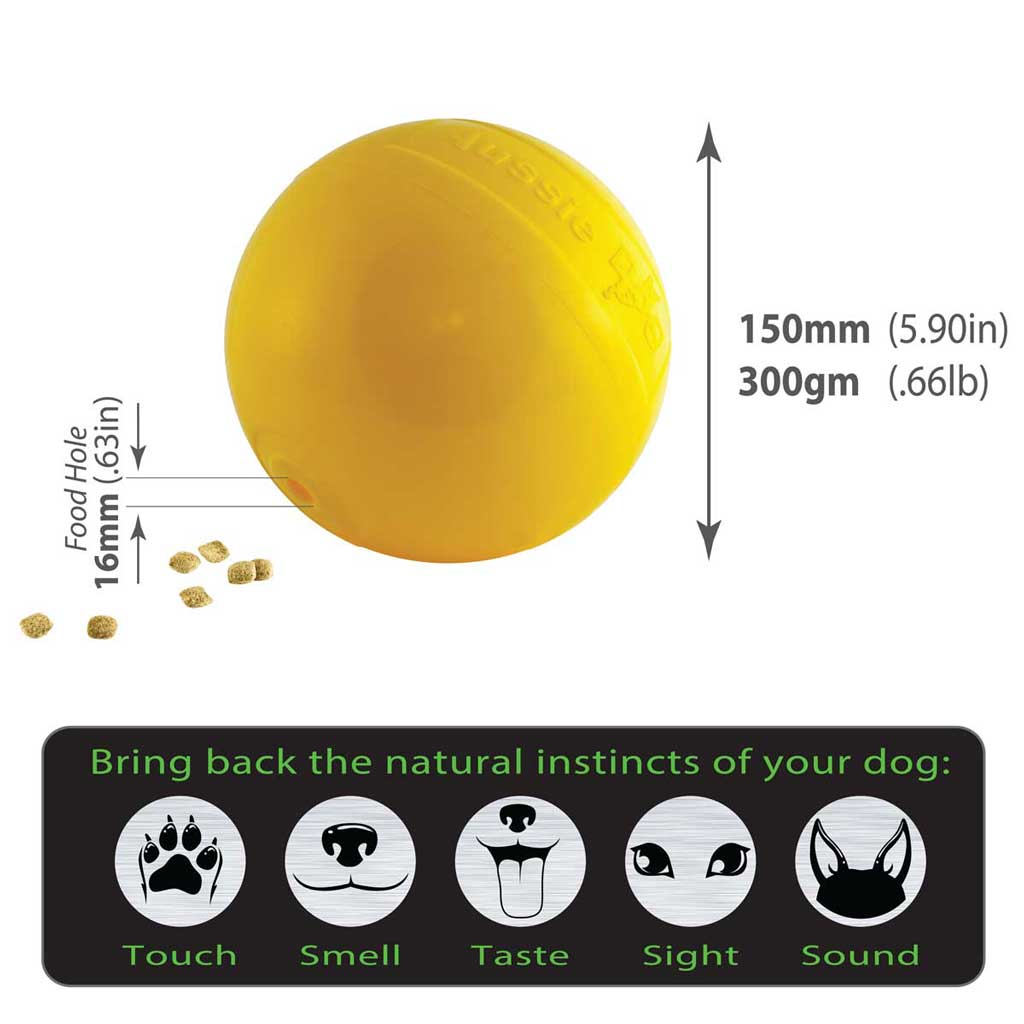 Aussie Dog Tucker Ball Medium Durable Treat Dispenser